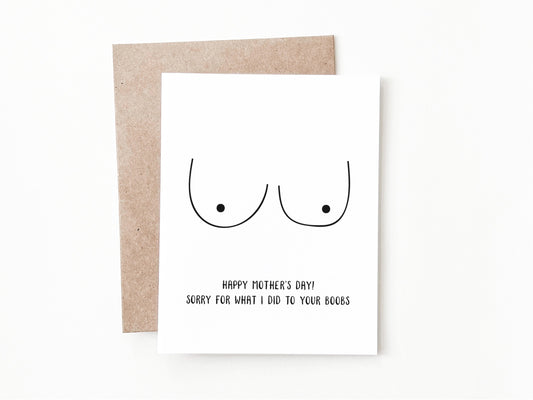 Funny Mother's Day Card, Mother's Day Gift for Mom