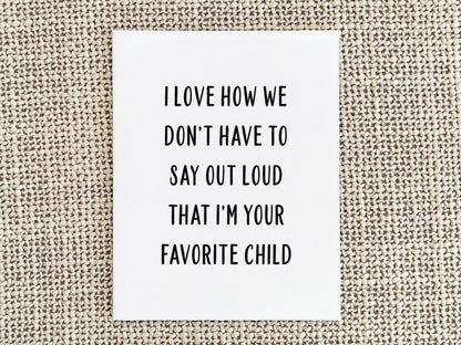 Funny Mother's Day Card, Mother's Day Gift for Mom