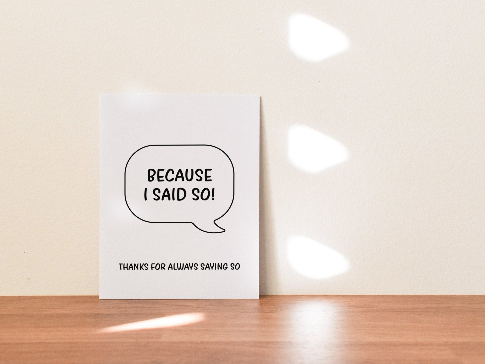 Funny Mother's Day Card, Mother's Day Gift for Mom