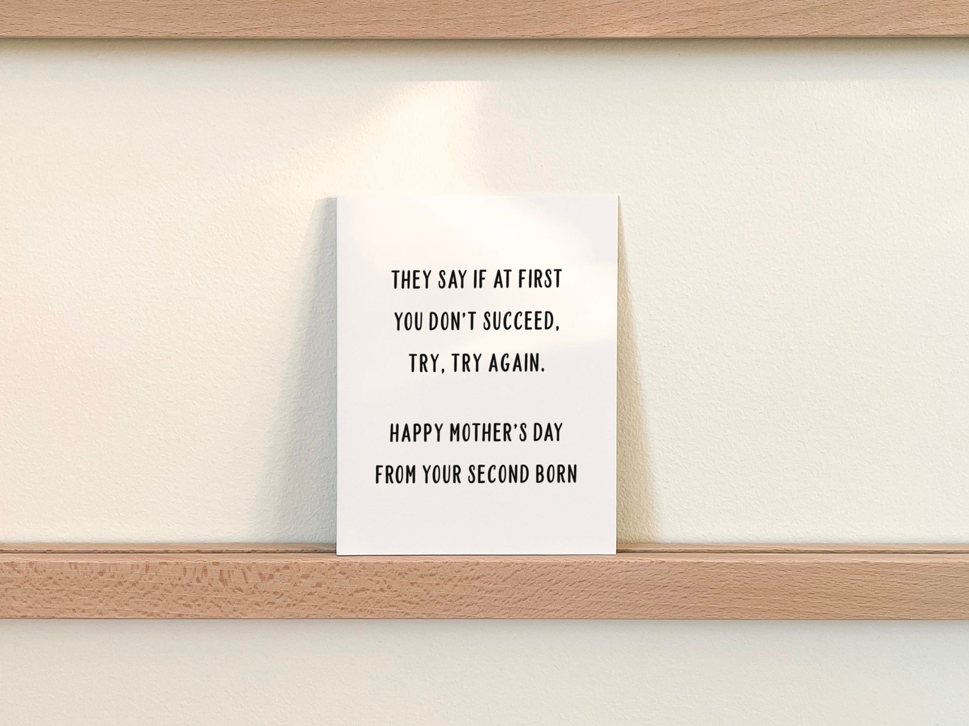 Funny Mother's Day Card, Mother's Day Gift for Mom