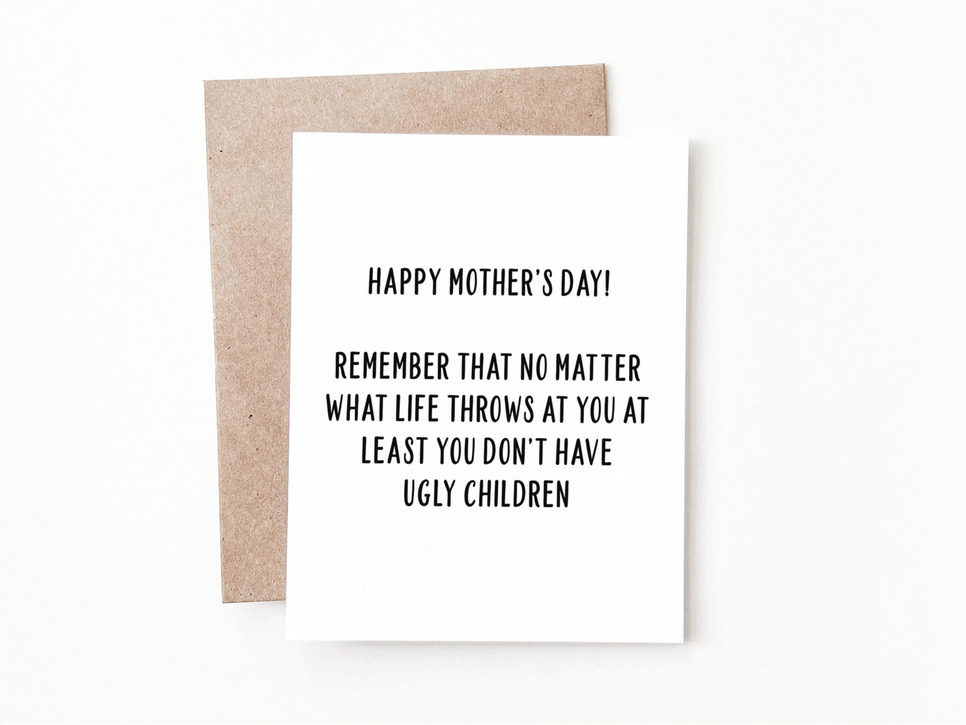 Funny Mother's Day Card, Mother's Day Gift for Mom