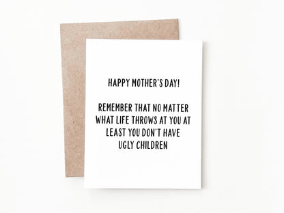 Funny Mother's Day Card, Mother's Day Gift for Mom