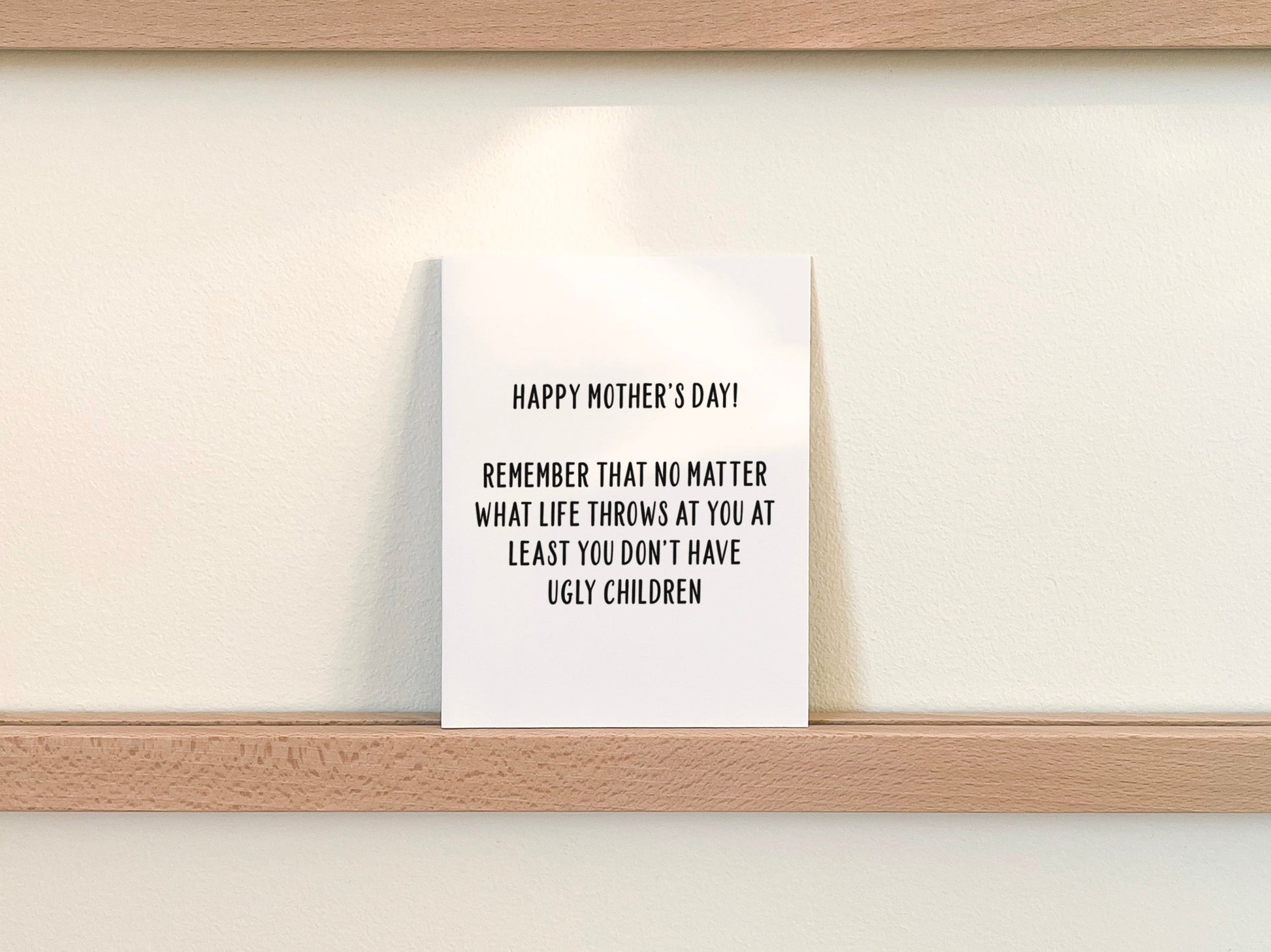 Funny Mother's Day Card, Mother's Day Gift for Mom
