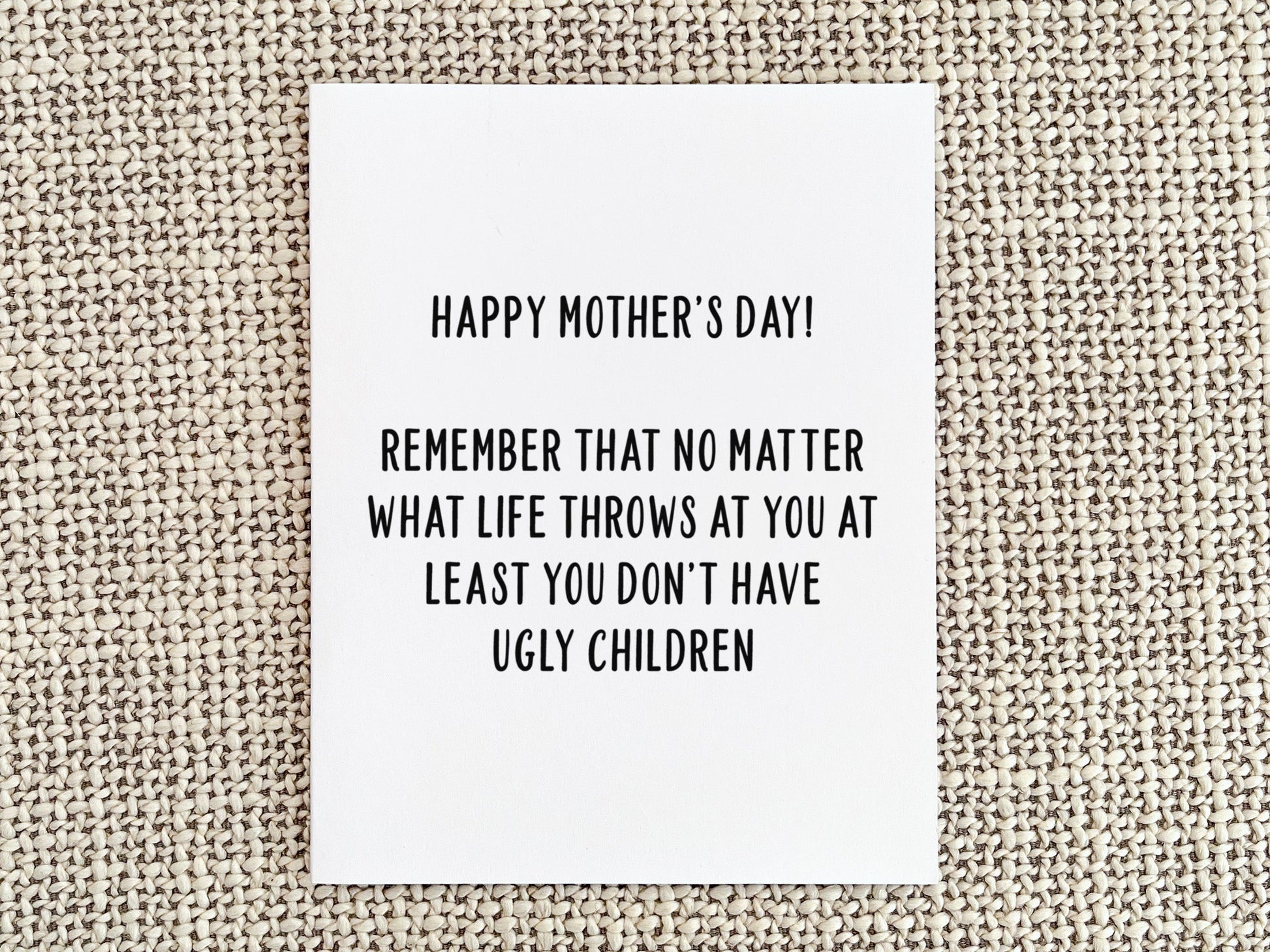 Funny Mother's Day Card, Mother's Day Gift for Mom