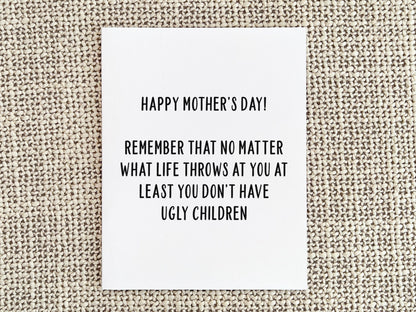 Funny Mother's Day Card, Mother's Day Gift for Mom