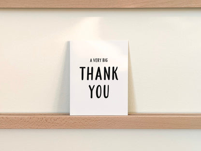 Funny Thank You Card, Thank You Gift