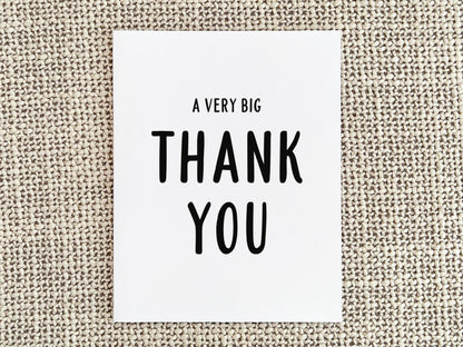 Funny Thank You Card, Thank You Gift