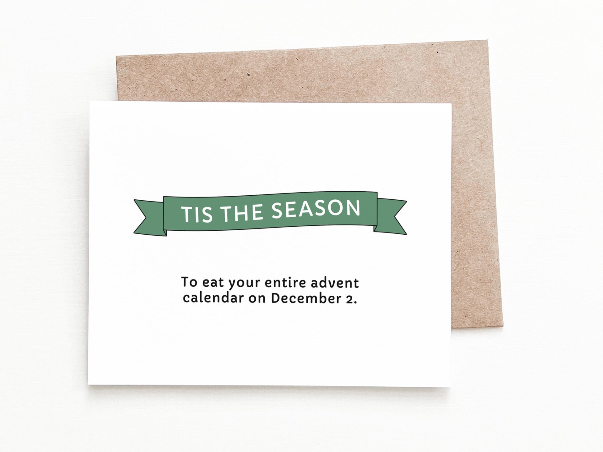 Funny Christmas Greeting Card, Christmas Gift for Him or Her