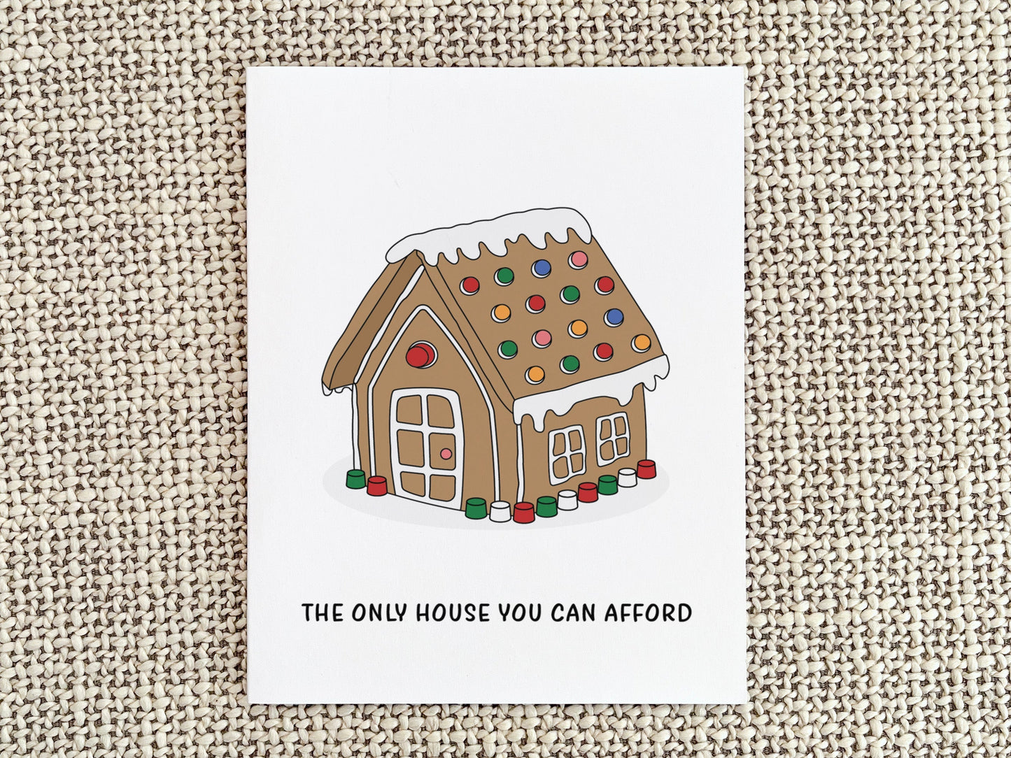 Gingerbread House Christmas Card