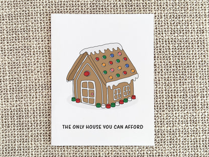 Gingerbread House Christmas Card