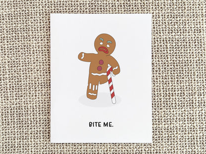 Funny Christmas Greeting Card, Christmas Gift for Him or Her