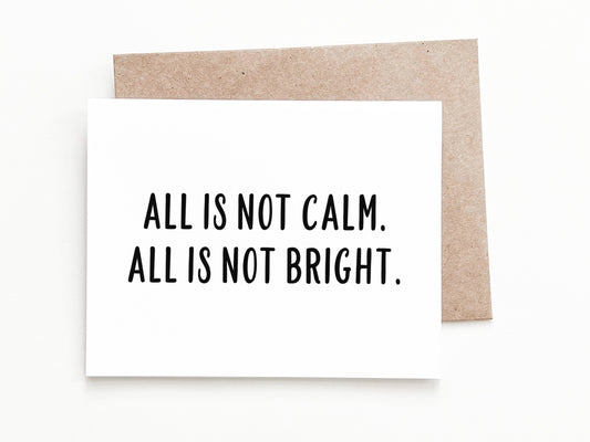 Funny Christmas Greeting Card, Christmas Gift for Him or Her