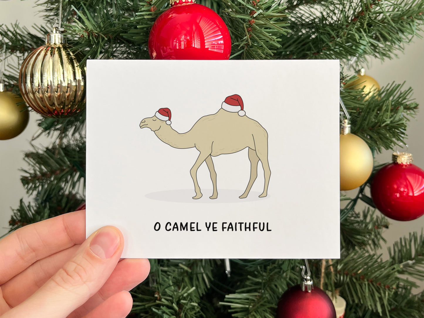 Camel Christmas Card