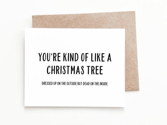 Funny Christmas Greeting Card, Christmas Gift for Him or Her