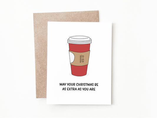 Funny Christmas Greeting Card, Christmas Gift for Him or Her