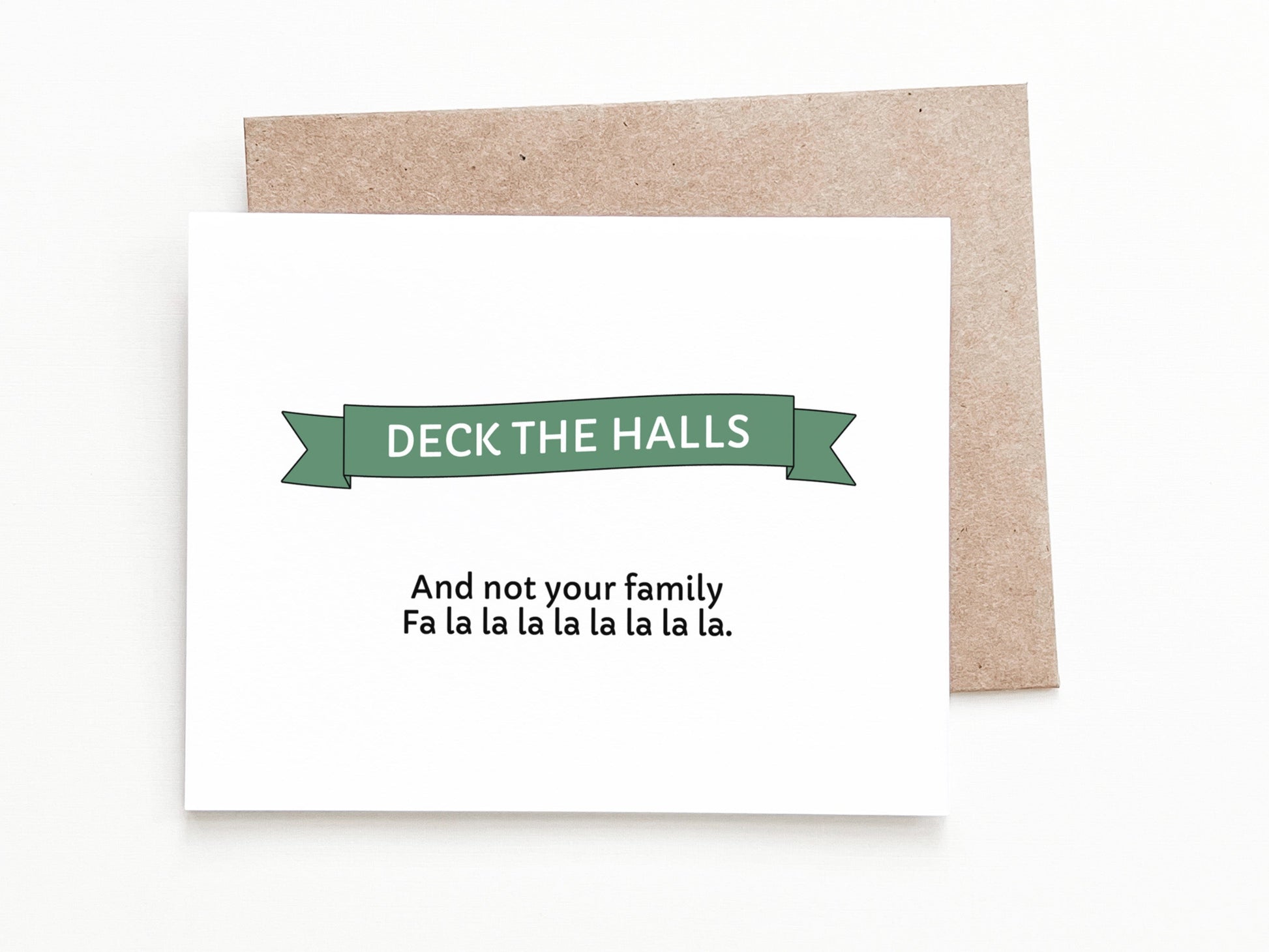 Funny Christmas Greeting Card, Christmas Gift for Him or Her