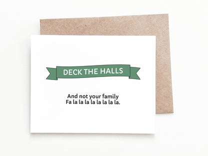 Funny Christmas Greeting Card, Christmas Gift for Him or Her
