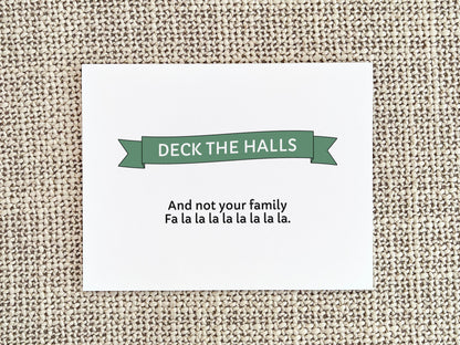 Funny Christmas Greeting Card, Christmas Gift for Him or Her