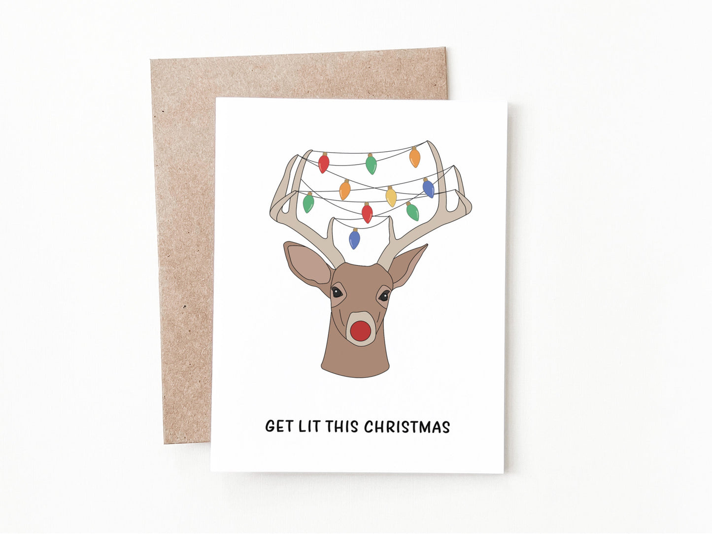 Funny Christmas Greeting Card, Christmas Gift for Him or Her