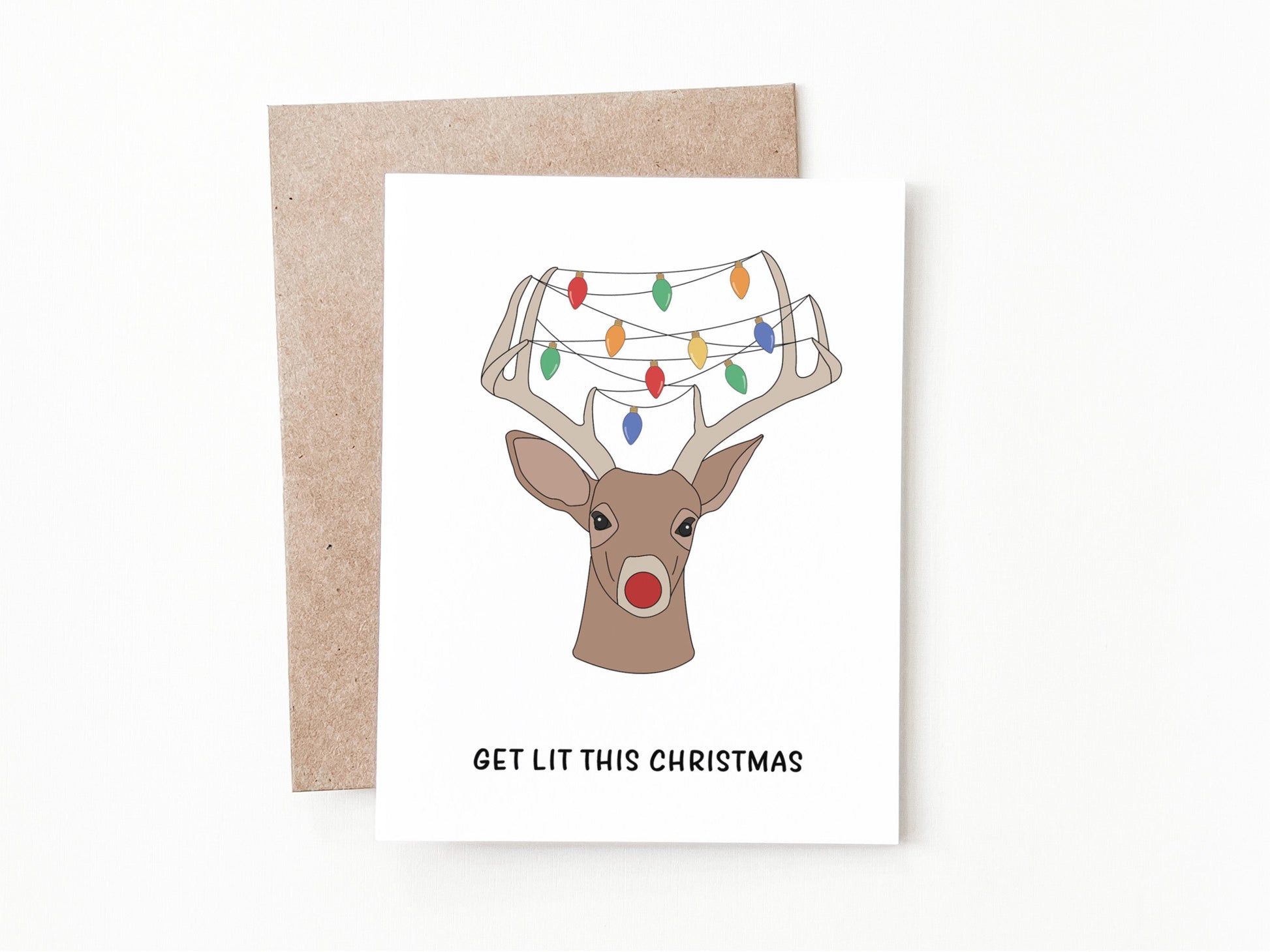 Funny Christmas Greeting Card, Christmas Gift for Him or Her