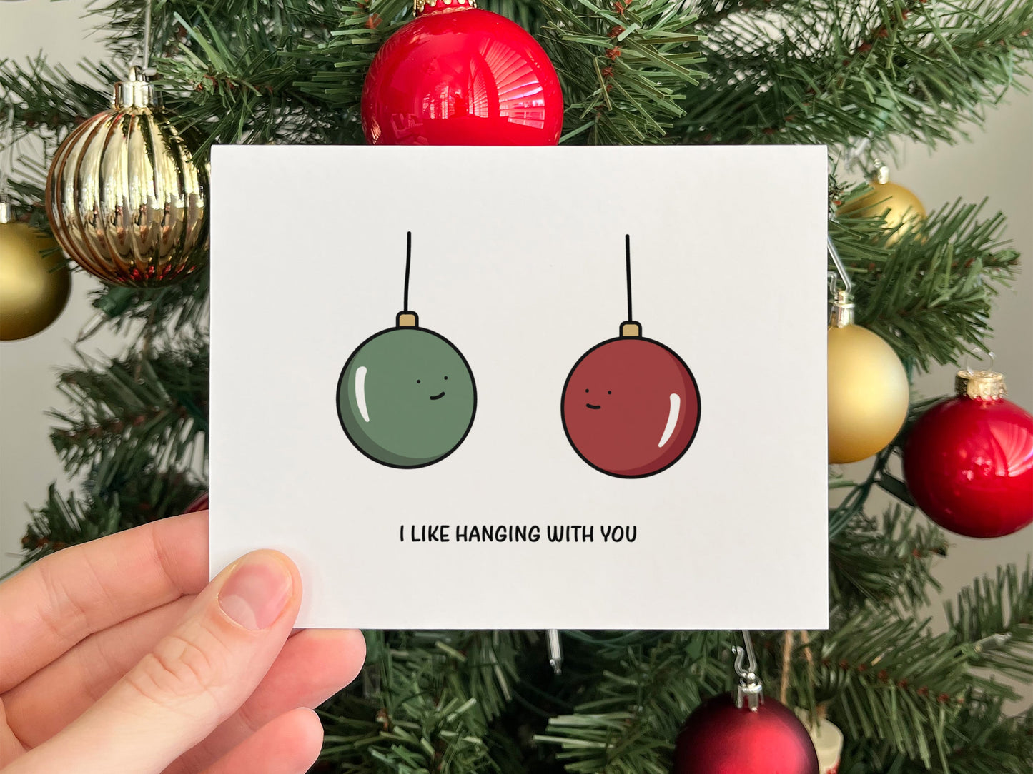 Funny Christmas Greeting Card, Christmas Gift for Him or Her