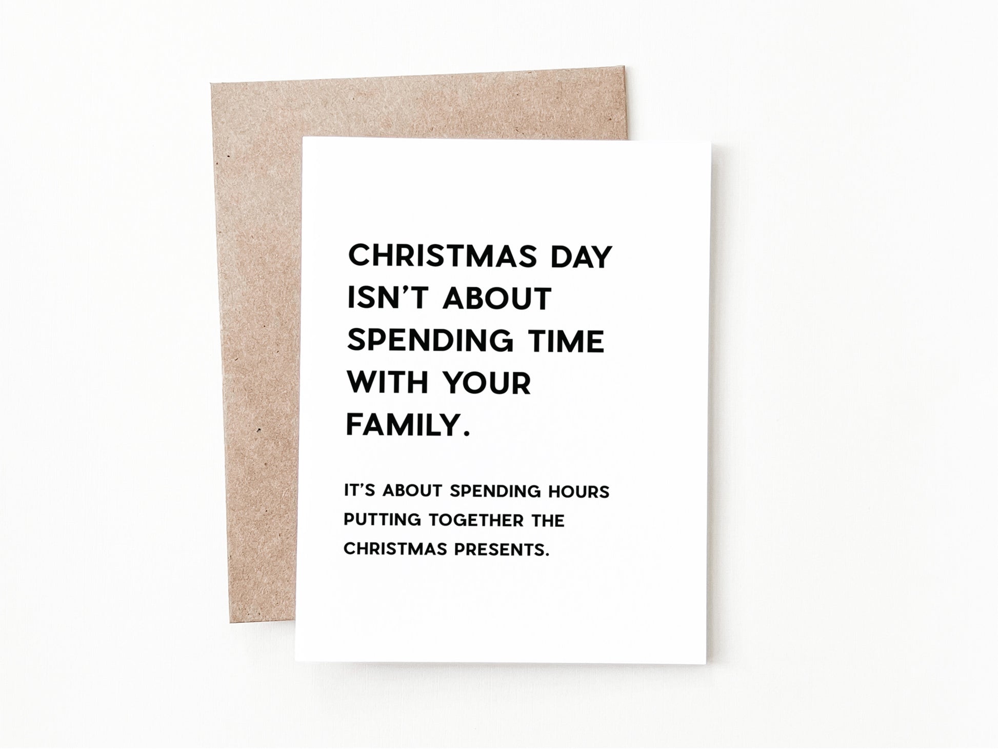 Funny Christmas Greeting Card, Christmas Gift for Him or Her