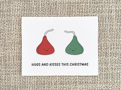 Chocolate Kiss Christmas Card
