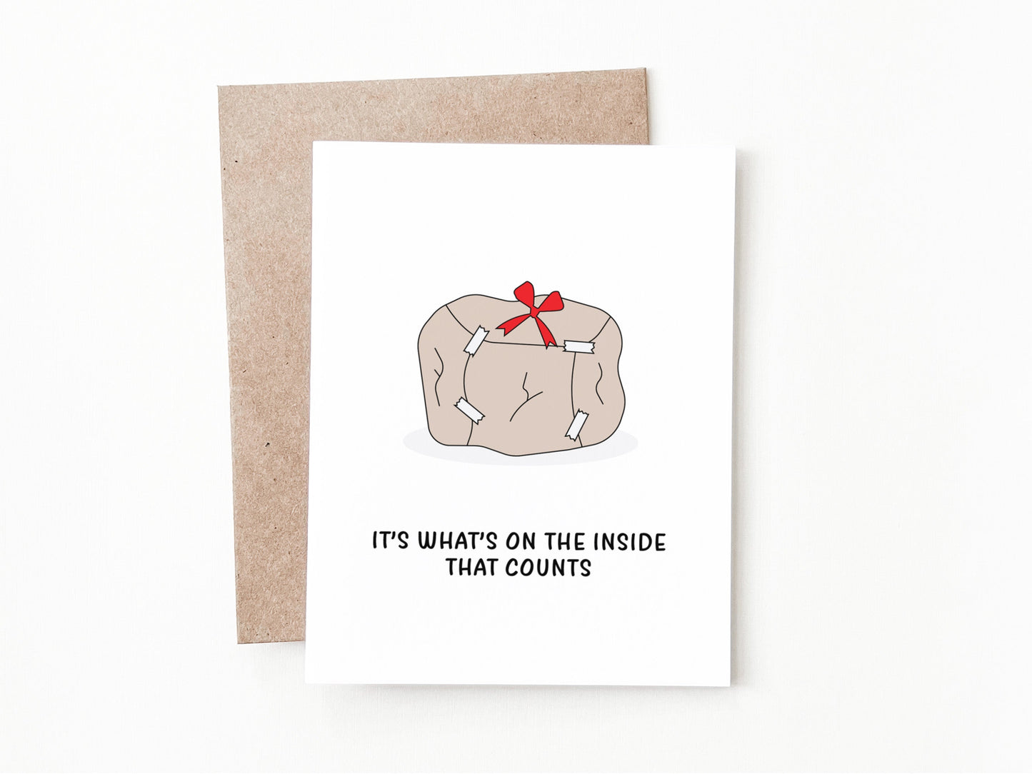 Funny Christmas Greeting Card, Christmas Gift for Him or Her