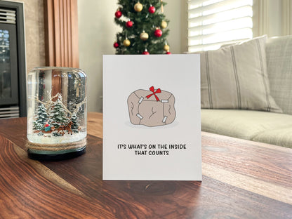 Funny Christmas Greeting Card, Christmas Gift for Him or Her