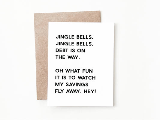 Funny Christmas Greeting Card, Christmas Gift for Him or Her