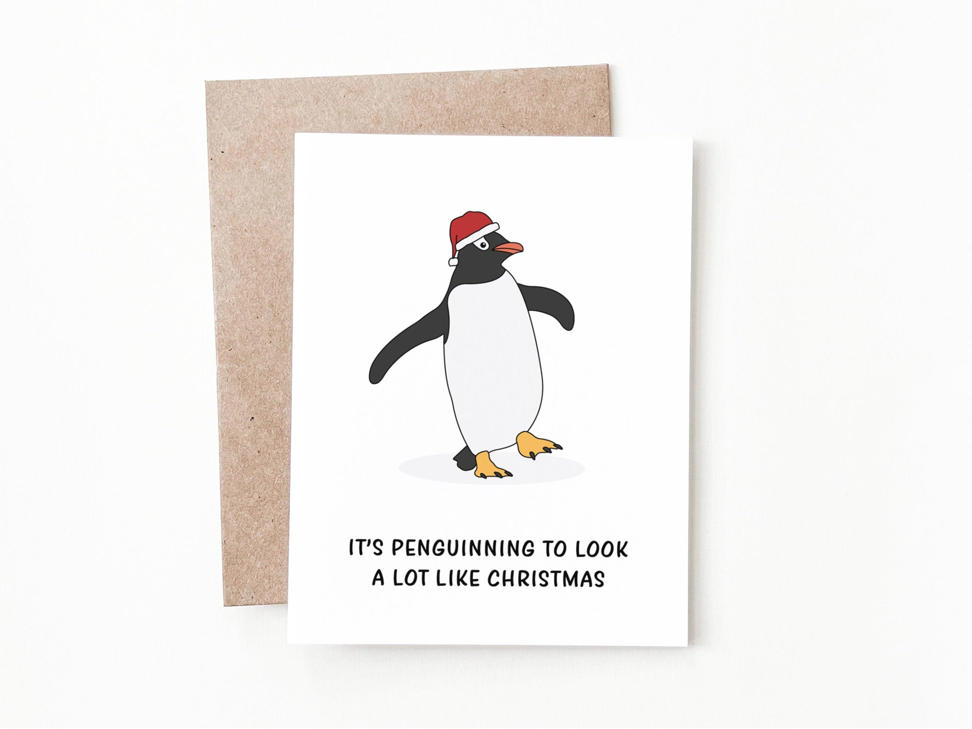 Funny Christmas Greeting Card, Christmas Gift for Him or Her