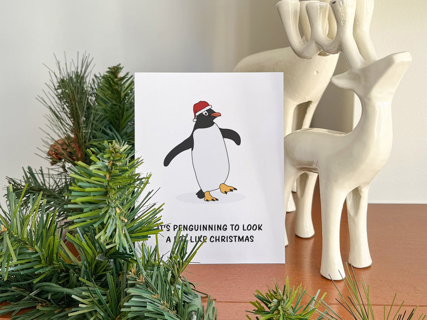 Funny Christmas Greeting Card, Christmas Gift for Him or Her