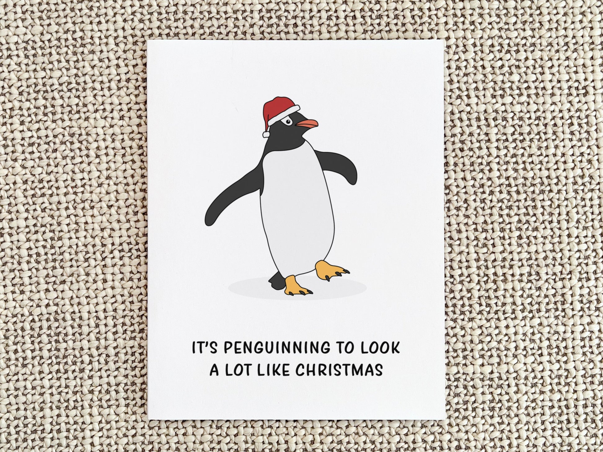 Funny Christmas Greeting Card, Christmas Gift for Him or Her