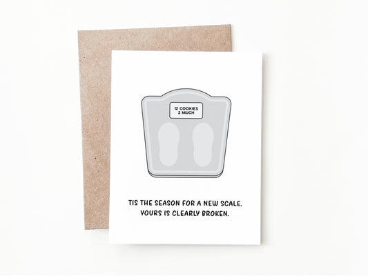 Funny Christmas Greeting Card, Christmas Gift for Him or Her