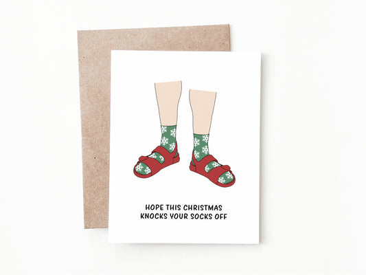 Funny Christmas Greeting Card, Christmas Gift for Him or Her