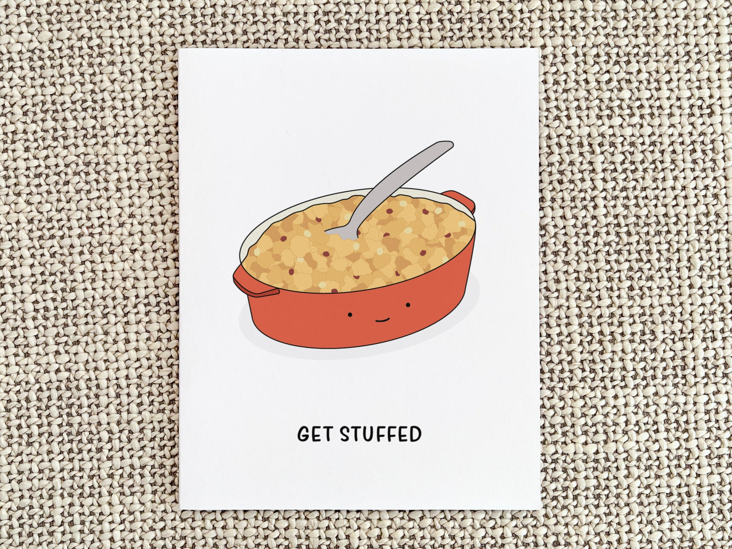 Stuffing Christmas Card