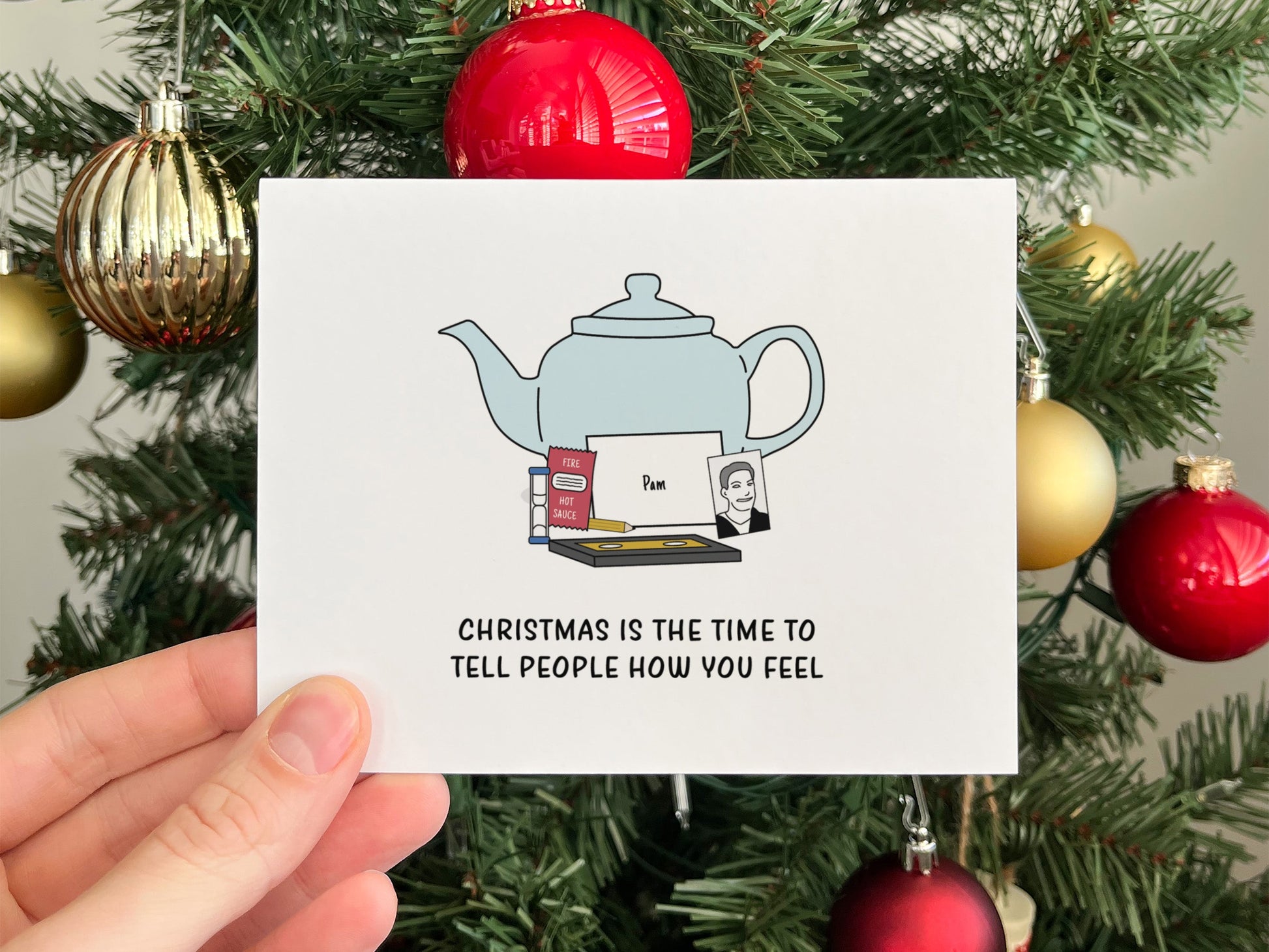 Funny Christmas Greeting Card, Christmas Gift for Him or Her