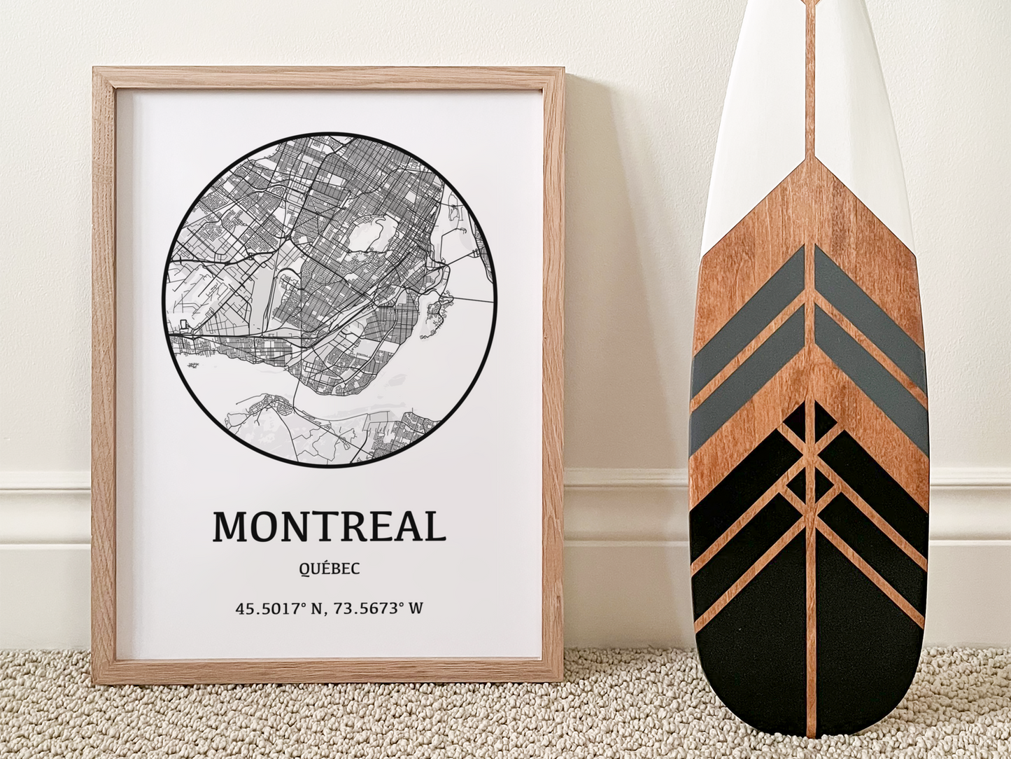 Custom Map Art Print, Personalized Map Wall Art Gift