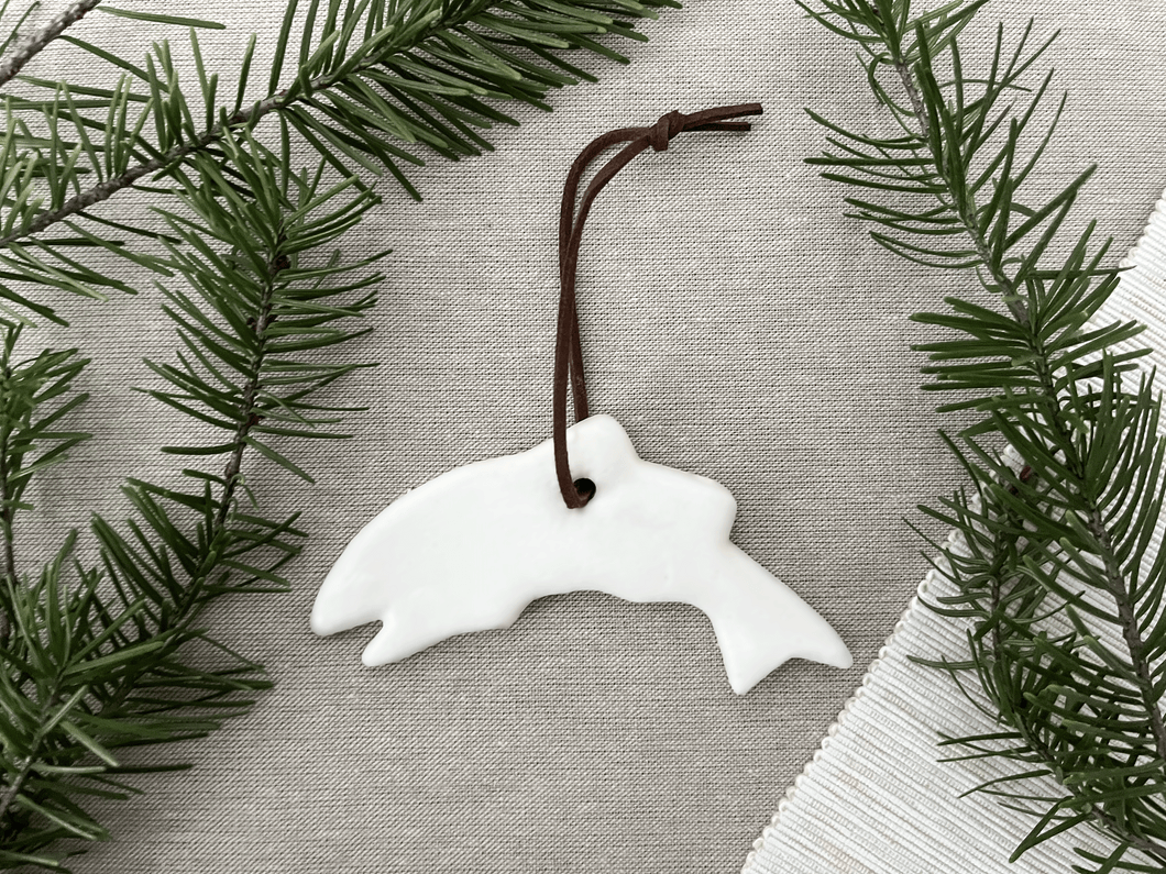 Whale Christmas Tree Ornament