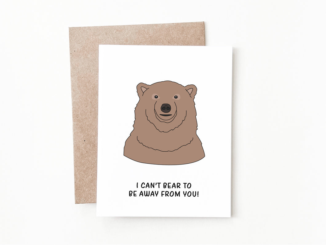 Bear Anniversary Card