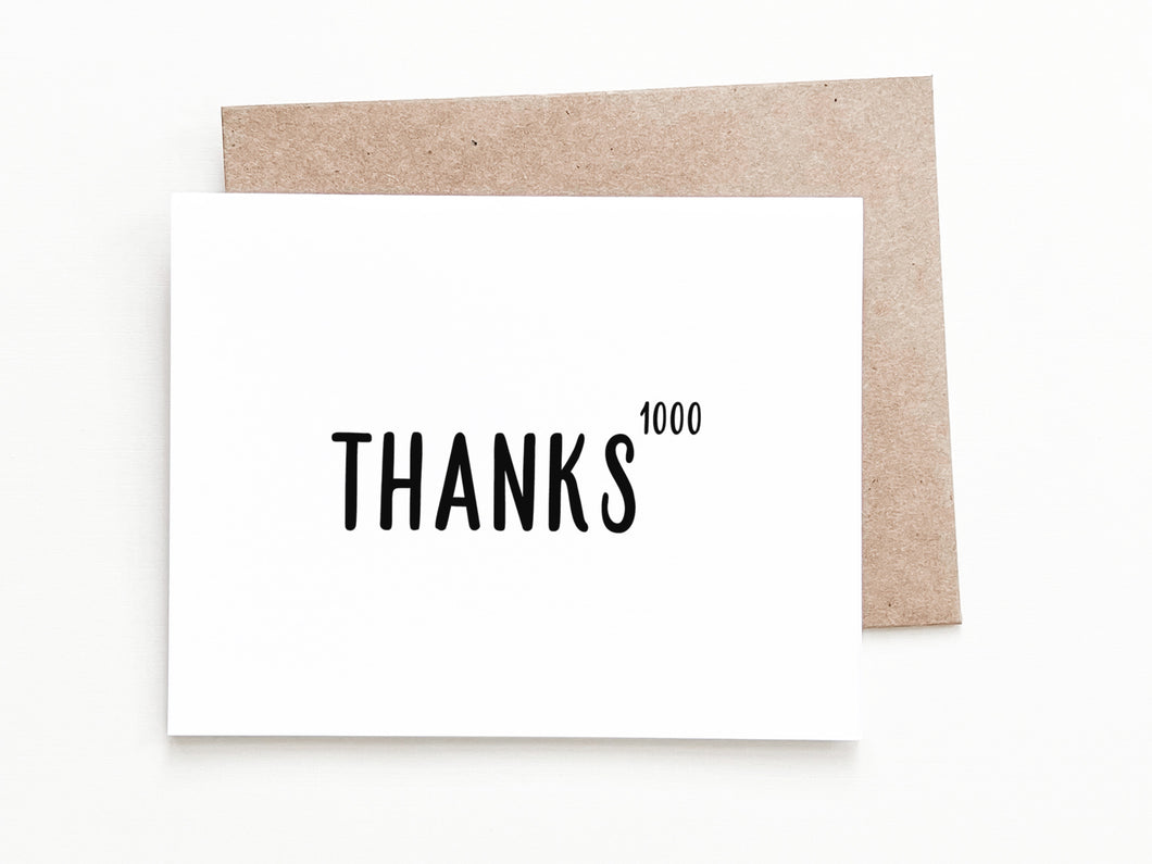 Funny Thank You Card, Thank You Gift