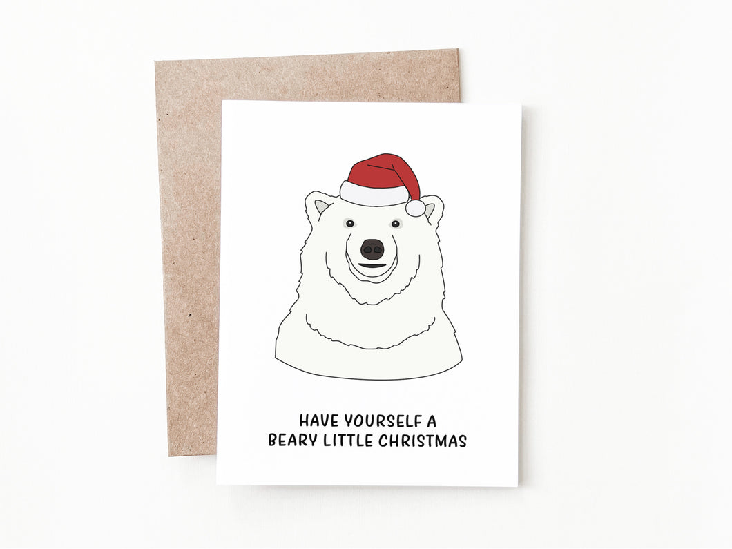 Polar Bear Christmas Card