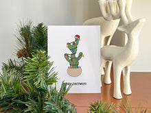 Load image into Gallery viewer, Cactus Christmas Card
