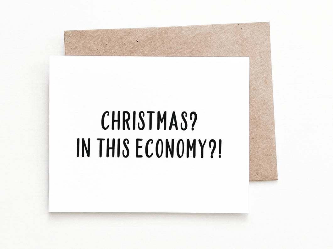 Economy Christmas Card