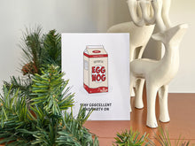 Load image into Gallery viewer, Egg Nog Christmas Card
