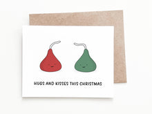 Load image into Gallery viewer, Chocolate Kiss Christmas Card
