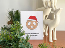 Load image into Gallery viewer, Pretzel Christmas Card
