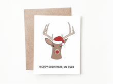 Load image into Gallery viewer, Reindeer Christmas Card
