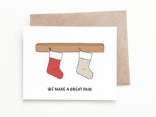 Load image into Gallery viewer, Stockings Christmas Card
