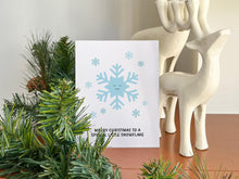 Load image into Gallery viewer, Snowflake Christmas Card
